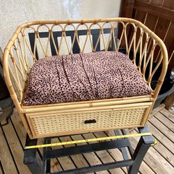 Cat / Dog Bamboo Bed W/ Drawer 