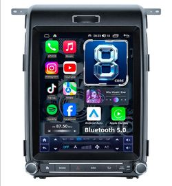 8Core 4G+64G] Car Radio for Ford F150 2013 2014: 12.1'' HD Touchscreen Stereo with Wireless Carplay