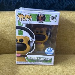 Funko Pop! Disney Movie Up (Dug With Headphones)