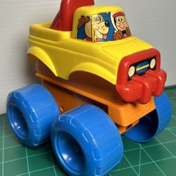 1980s Vintage Tomy Push 'N' Go Friction Monster Truck