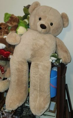 NEW W/O TAGS XL 46" HUG & LOVE TEDDY BEAR PLUSH STUFFED ANIMAL