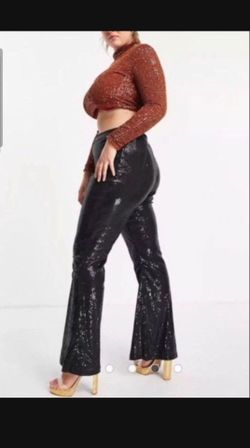 Halloween Sexy 70s Pants Bell Bottoms Size Adult  Medium Simalar To As Pictured