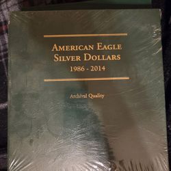 Littletone American Silver Dollar Book.