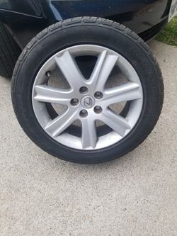 Lexus es350 stock rim and tires set Thumbnail