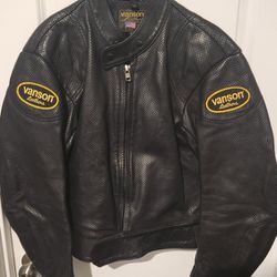 Vanson Leather Cobra MK2 Motorcycle Jacket