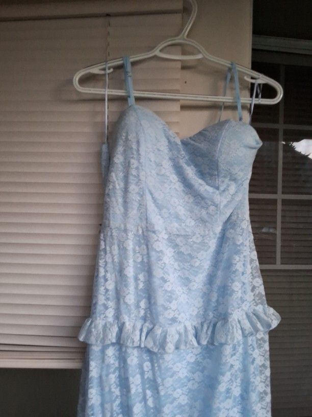 Lacey Light Blue Dress
