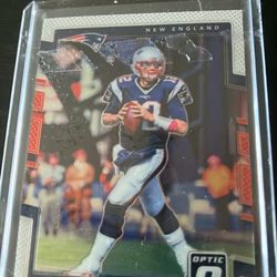 Tom Brady Optic Donruss New England Patriots Football Card