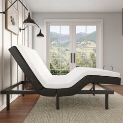 Adjustable bed frame with Massaging zero gravity and wireless remote for King Bed