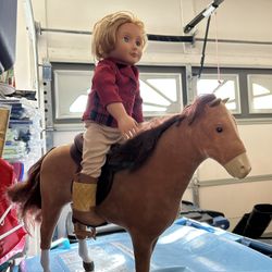 Boy Doll On Horse