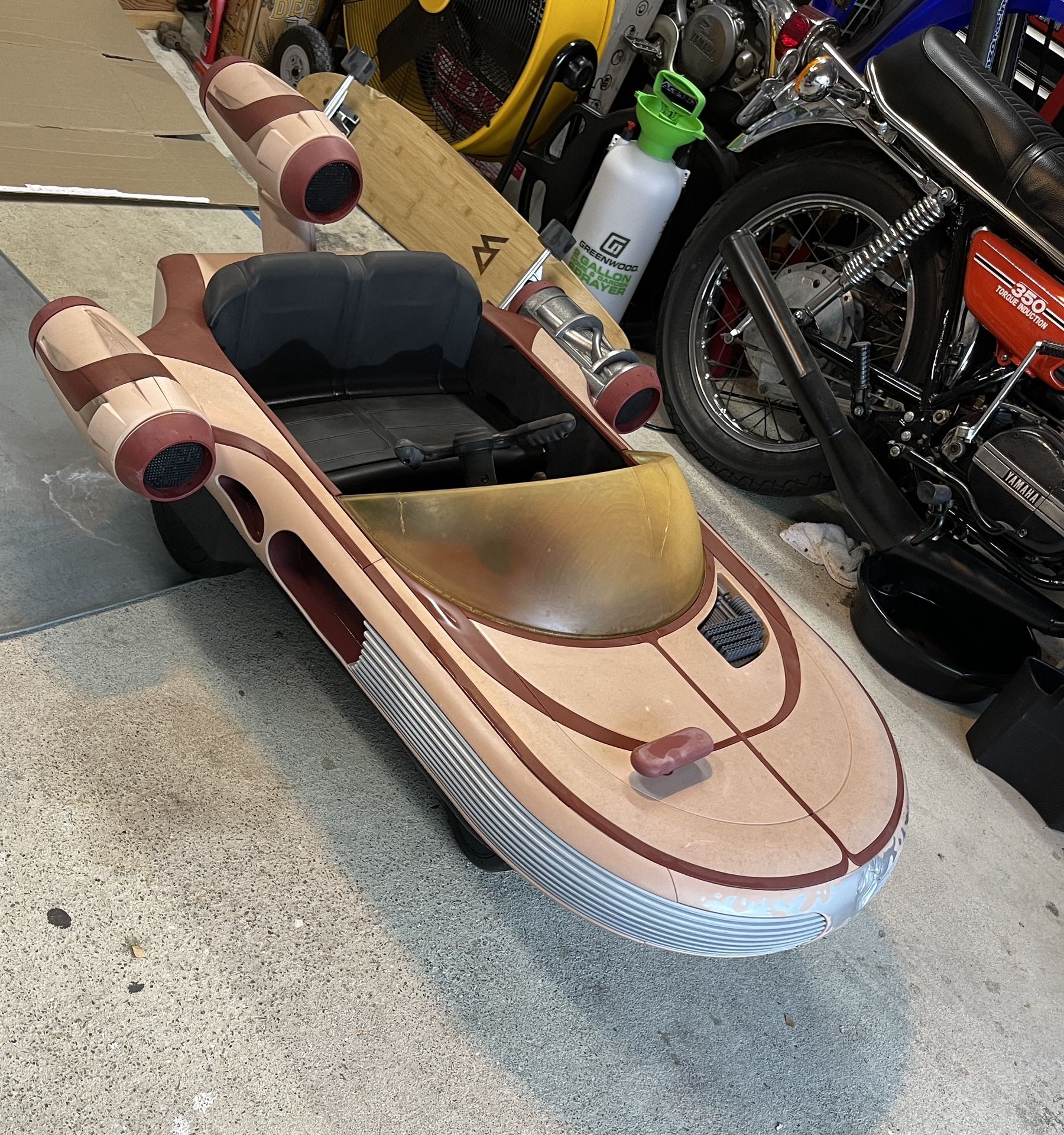 Star Wars Land Speeder Ride On Radio Flyer Toys R Us Exclusive Electric