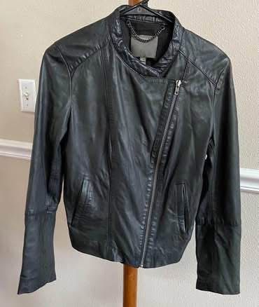 Adult Size US 8 Muubaa %100 Percent Leather Jacket Just $50