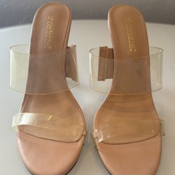 Shoedazzle Clear Wedges Or Best Offer 