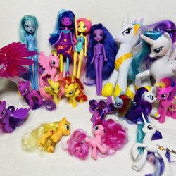 My Little Pony G4 Lot Celestia Twilight Sparkle Equestria Girls