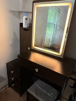 Vanity desk with lighting mirror/Dressing table