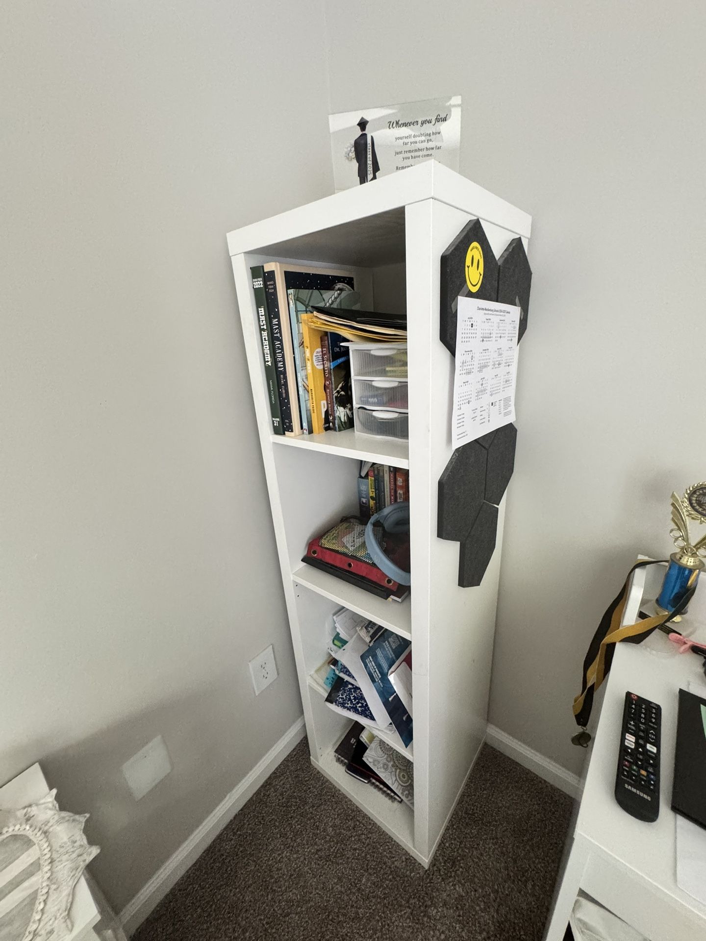 White Bookcase Unit