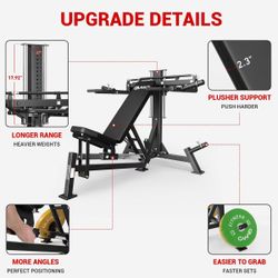 3-in-1 🟢Bench Press Shoulder Press Machine V7