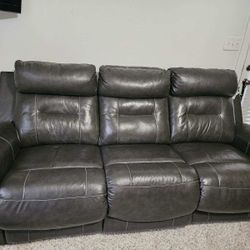 Ashley Furniture Leather Couch