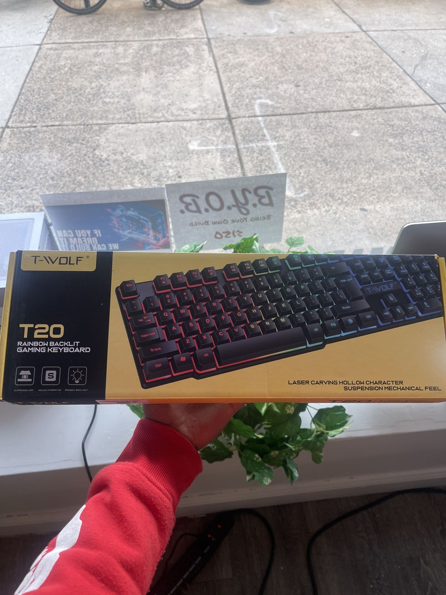 Rainbow Backlit Gaming Keyboard