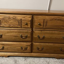 Dresser - Real Wood  Child Proof Drawers $60