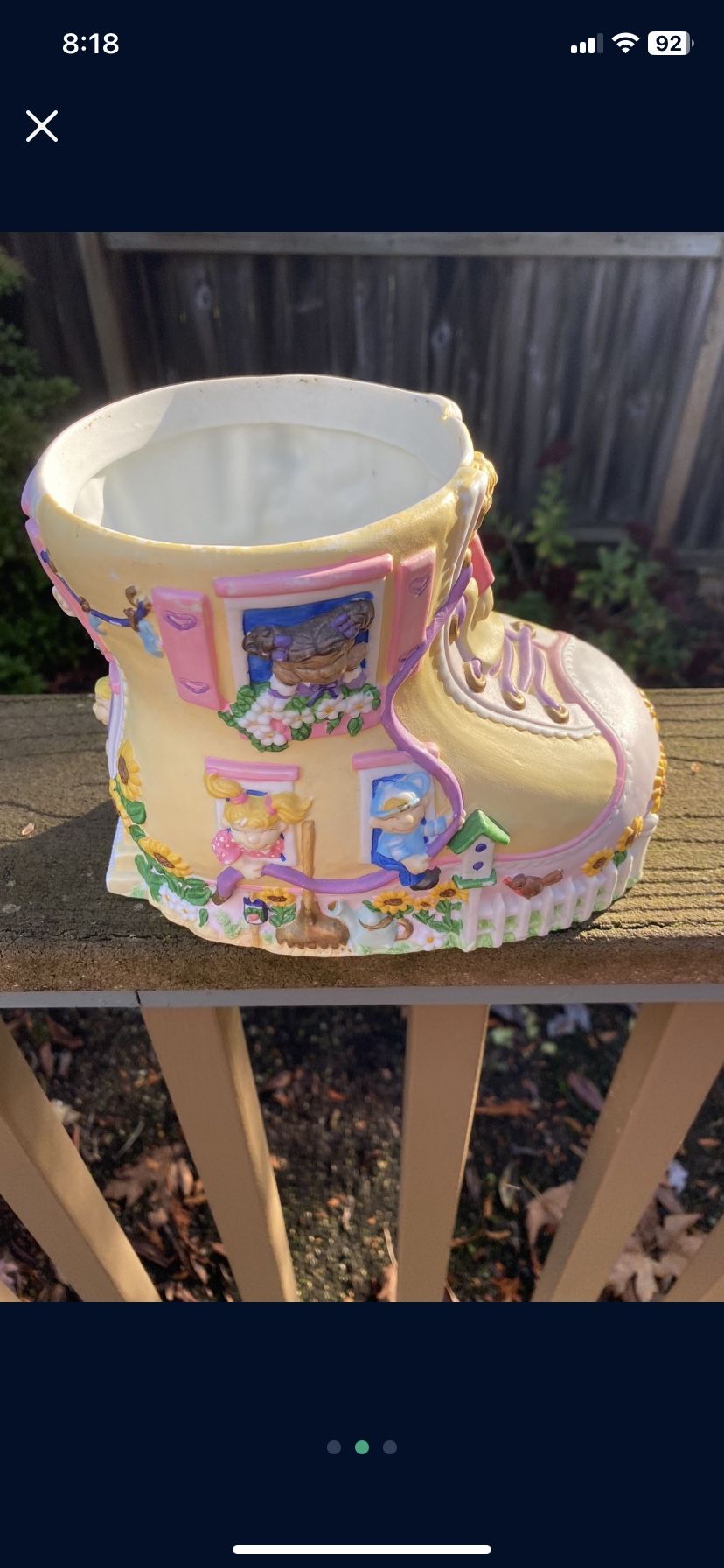 Rare Old Mother Hubbard Planter