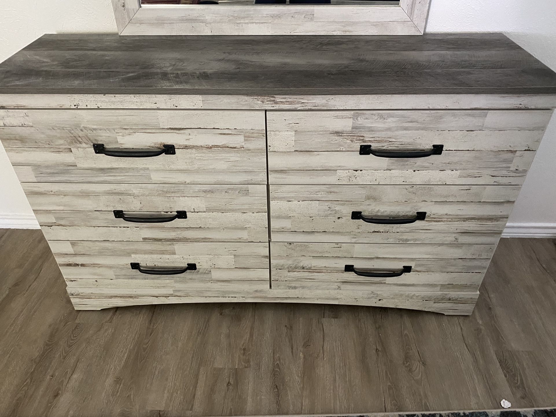 Almost New Queen Bedroom Set. Mattress And Box Spring Included for Sale