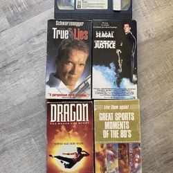 VHS Action Movie Lot