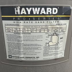 Pool Filter and Pump (Hayward)