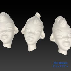 Ready To Paint Ceramic Mini Plaques
