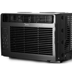 New Midea 6,000 BTU 115V Window Air Conditioner with ComfortSense Remote, Black, MAW06R1WBL (Unopened)
