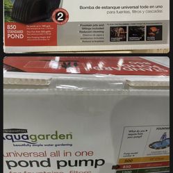 Pennington Aquagarden Universal 850 All in One Submersible Pond & Water Pump New