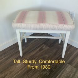 Vanity Bench. Tall Legs $40