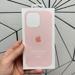 iPhone 15 Pro Max MagSafe Silicone Case Light Pink