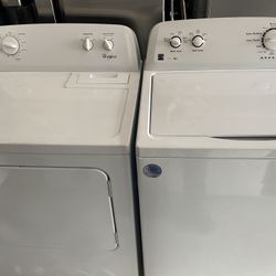 Set Whirlpool Washer And Dryer Electric 