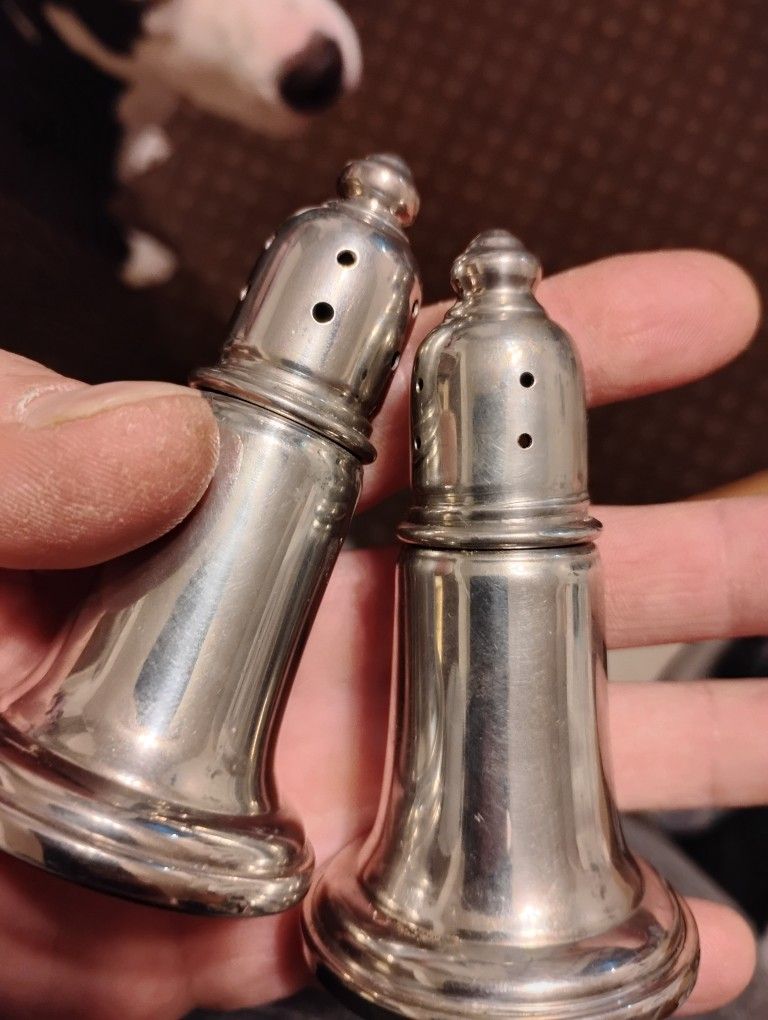 Salt And Pepper Shakers . Antiques
