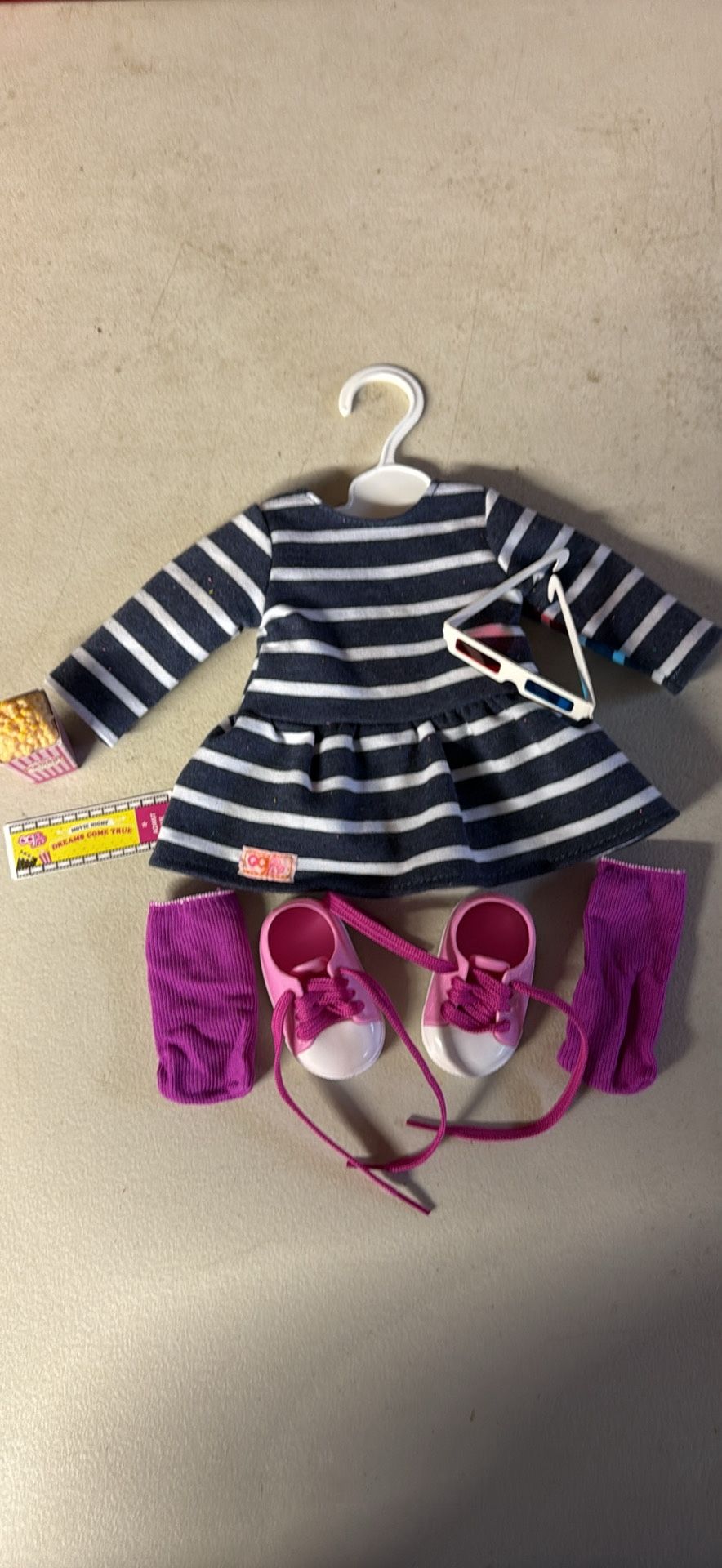 Our Generation 18” Doll Movie Theater Outfit