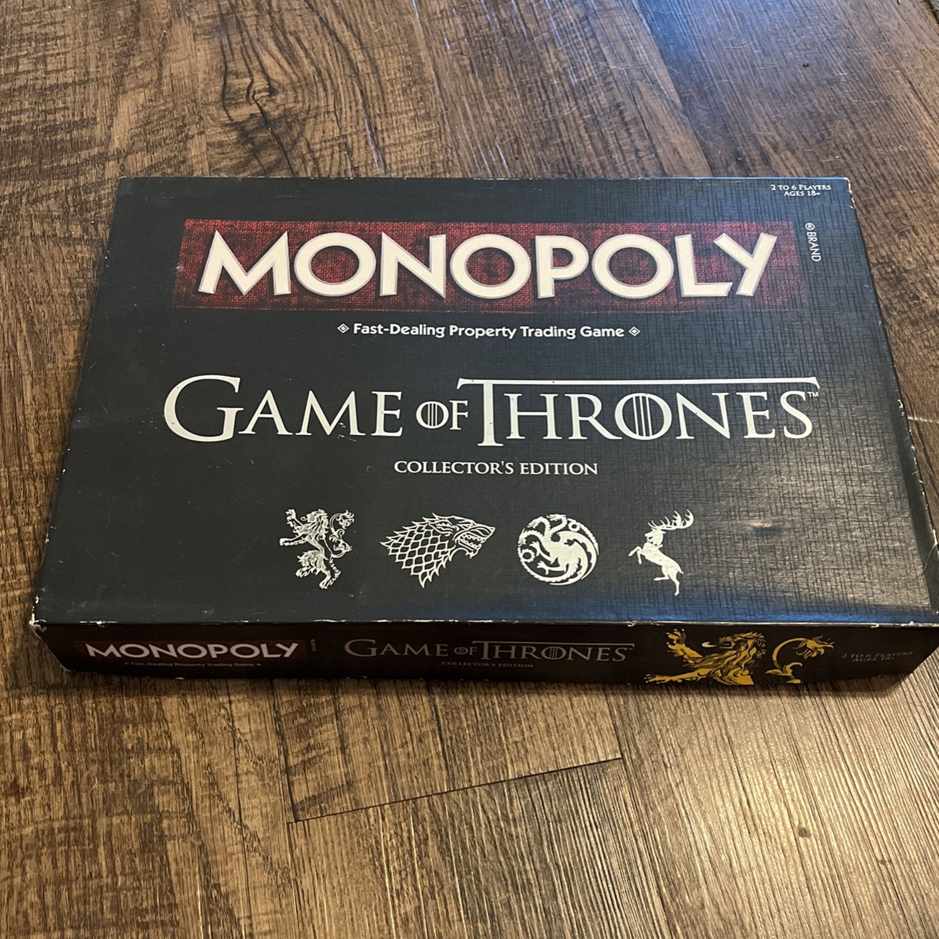 Game Of Thrones Monopoly