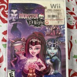 Monster high 13 wishes for Nintendo Wii
