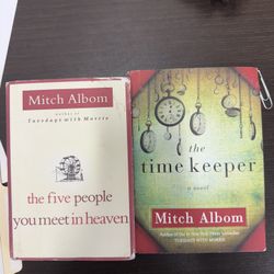 Mitch Albom themed books- 2 count 