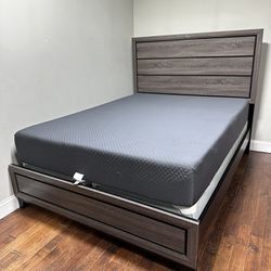 Bed Frame With Mattress Size Queen 
