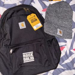 Carhartt Backpack And Beanie BNWT