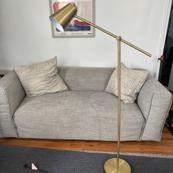 Gold Cantilever floor Lamp 