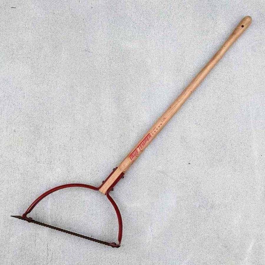 True Temper double edge serrated blade grass whip weed cutter sling with 26" hardwood wooden handle