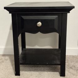 MICKE Desk, black-brown, 55 7/8x19 5/8 "