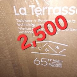 SAMSUNG 65"INCH QLED 4K THE TERRANCE OUTDOOR TV LST7D 