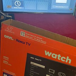 Roku 43 Inch Like New Television 