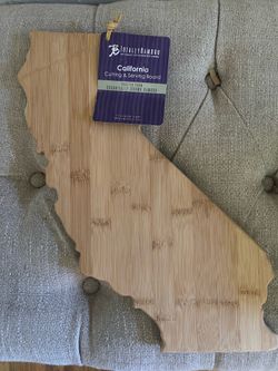 California Shape Cutting Board ( New)