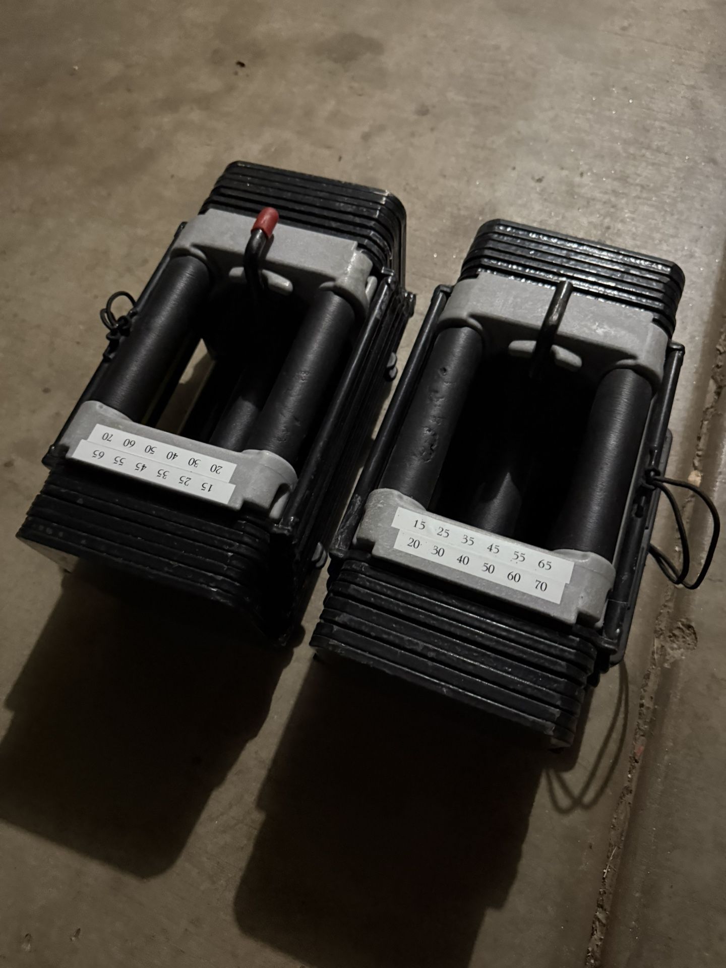 Powerblocks (15-70lbs)