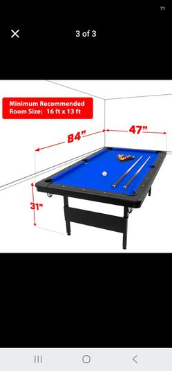 BNIB GoSports 7 Foot Pool Table