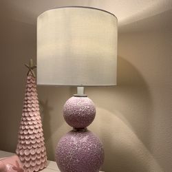🎀 Cute Purple and White Lamp 🎀