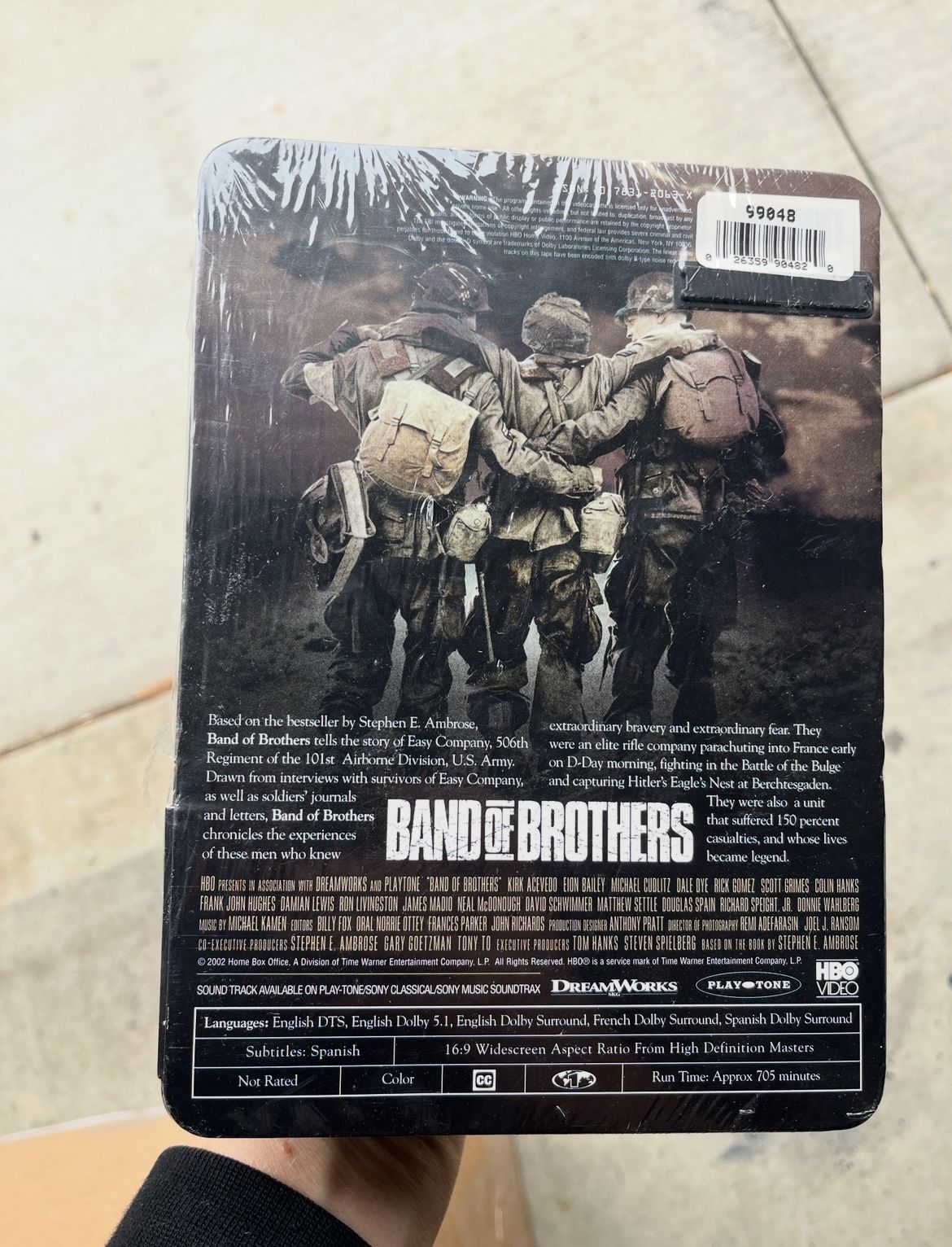 New Box, Band Of Brothers (DVD, 2002, 6 Disk Set) Complete Series w/ Collector’s Tin Box